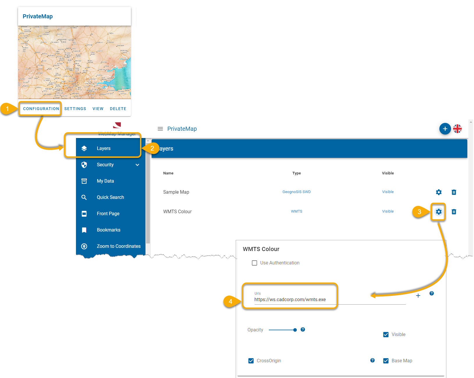Security considerations sis webmap 
